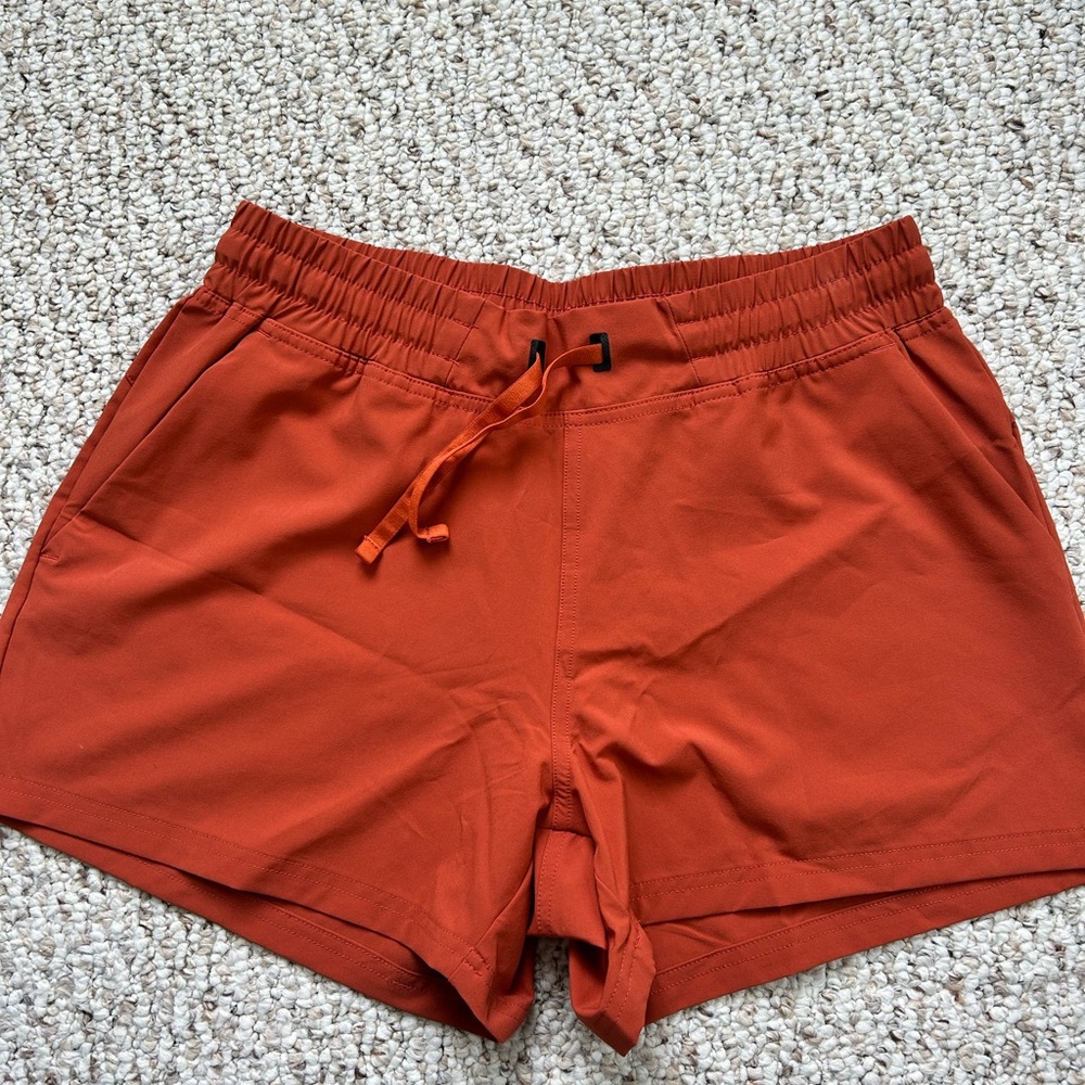 Back Country Small Active Outdoor Shorts Burnt Orange Color Excellent Condition